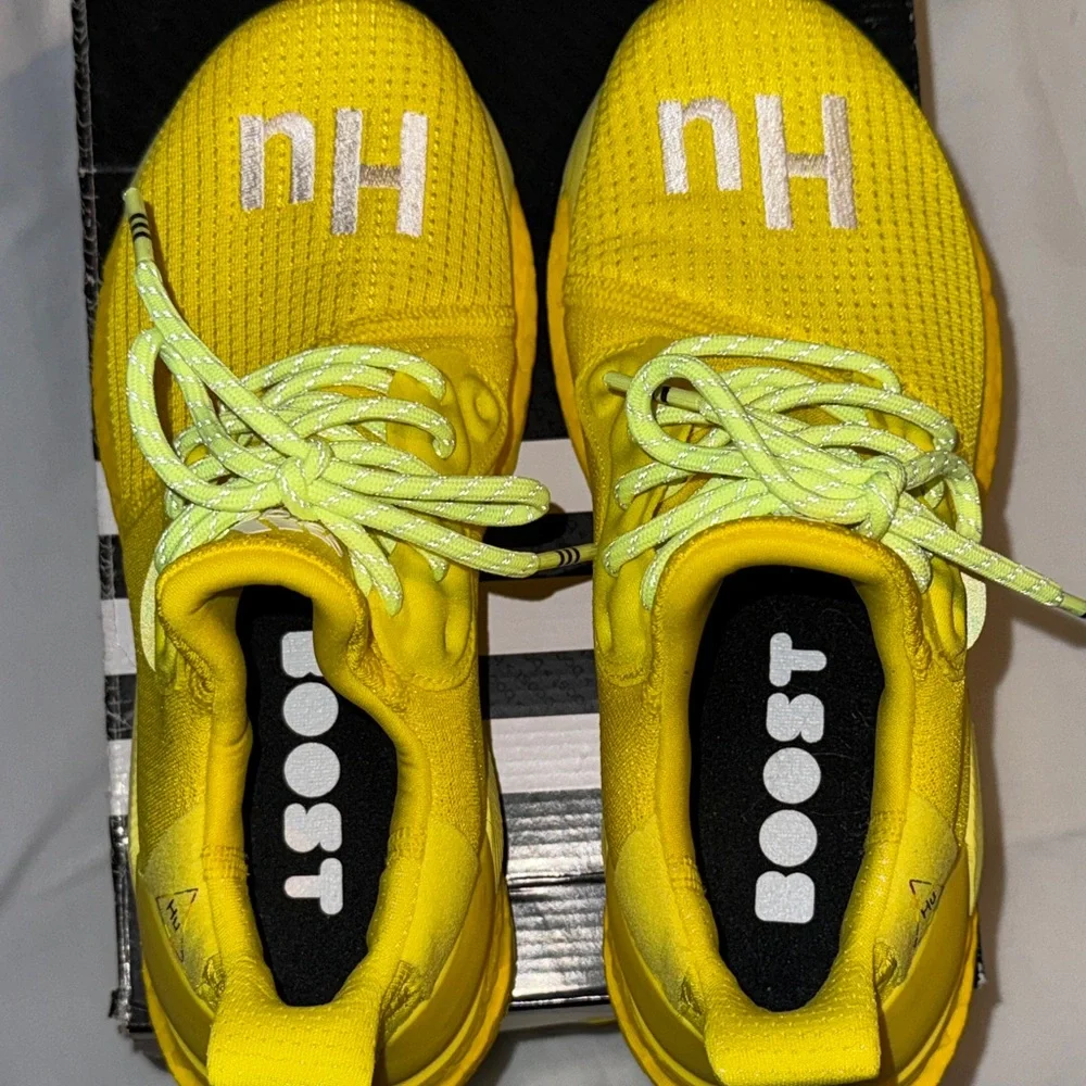 adidas x Pharrell x Solar Hu Glide Bright Yellow